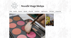 Desktop Screenshot of nouvellevisage.com