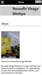 Mobile Screenshot of nouvellevisage.com